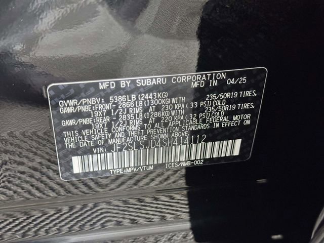 Certified 2025 Subaru Forester Sport AWD/4WD image 16
