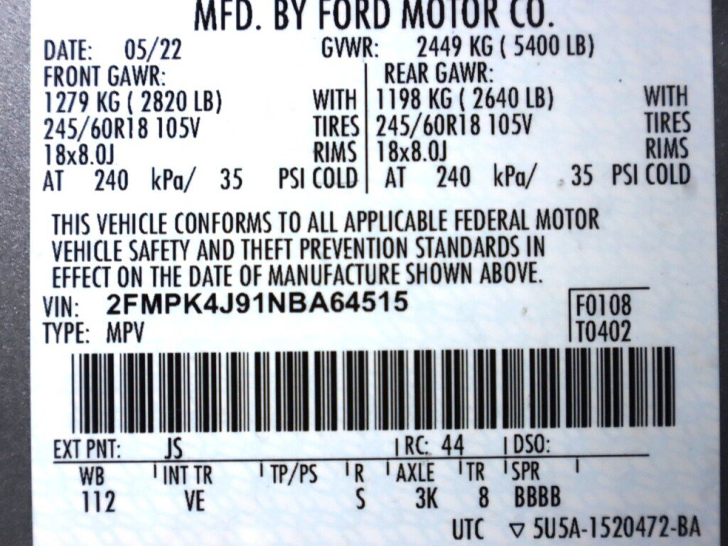 Used 2022 Ford Edge SEL w/ Convenience Package AWD/4WD image 46
