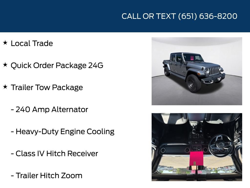 Used 2020 Jeep Gladiator Overland AWD/4WD image 5