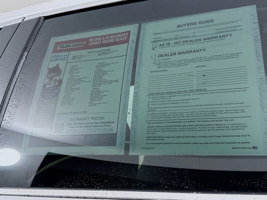 Used 2019 Lexus RX 350 AWD w/ Navigation Package image 15