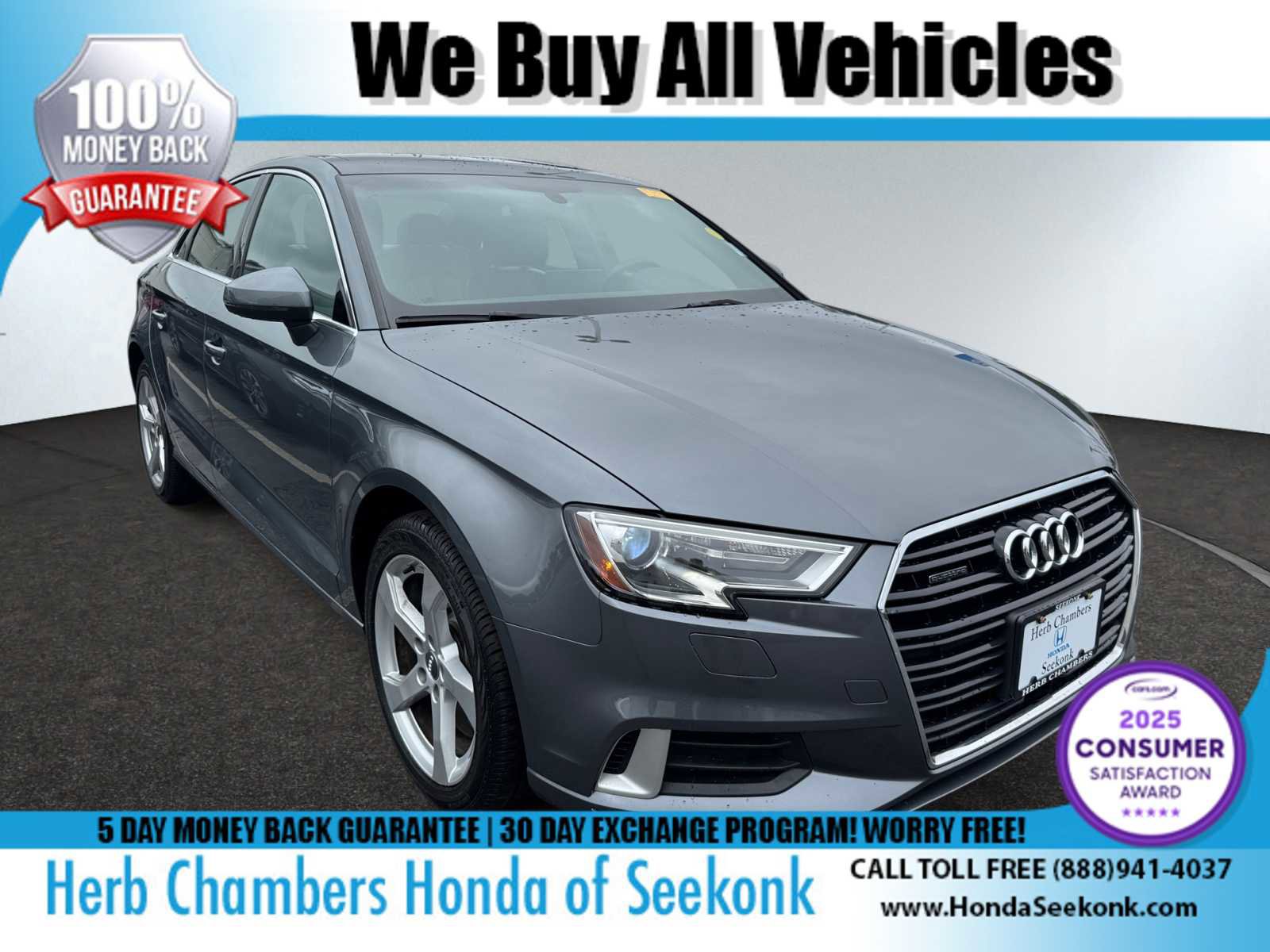 Used 2019 Audi A3 2.0T Premium w/ Convenience Package image 1