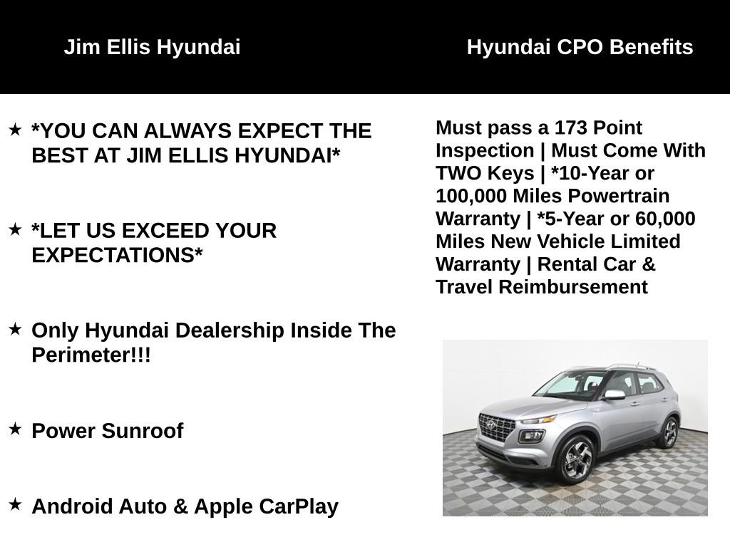 Certified 2023 Hyundai Venue SEL image 5