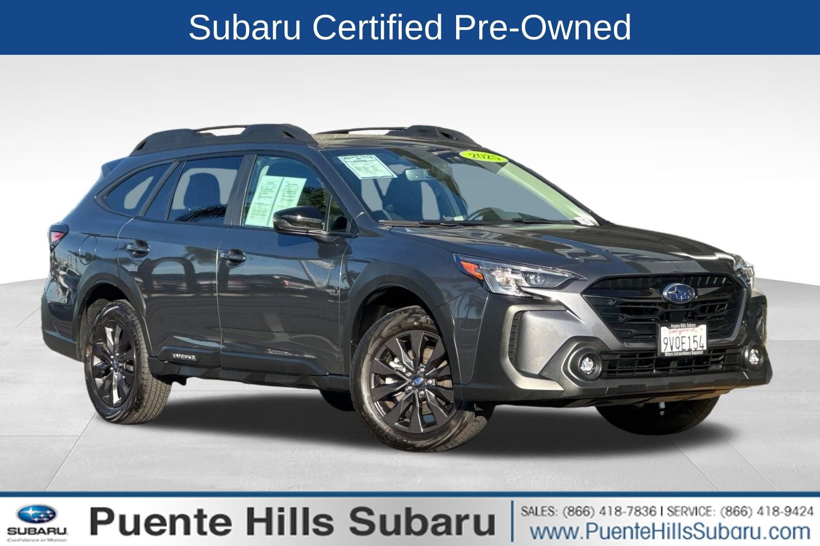 Certified 2025 Subaru Outback Onyx Edition w/ Tech Package 2 360° Tour