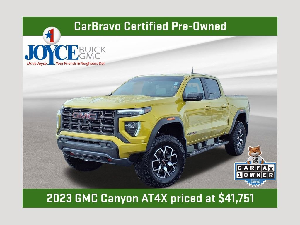 Certified 2023 GMC Canyon AT4X