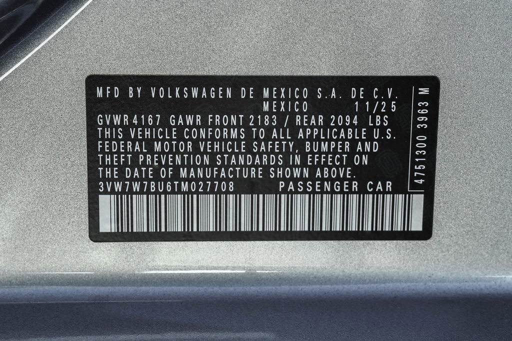 New 2026 Volkswagen Jetta SE image 47