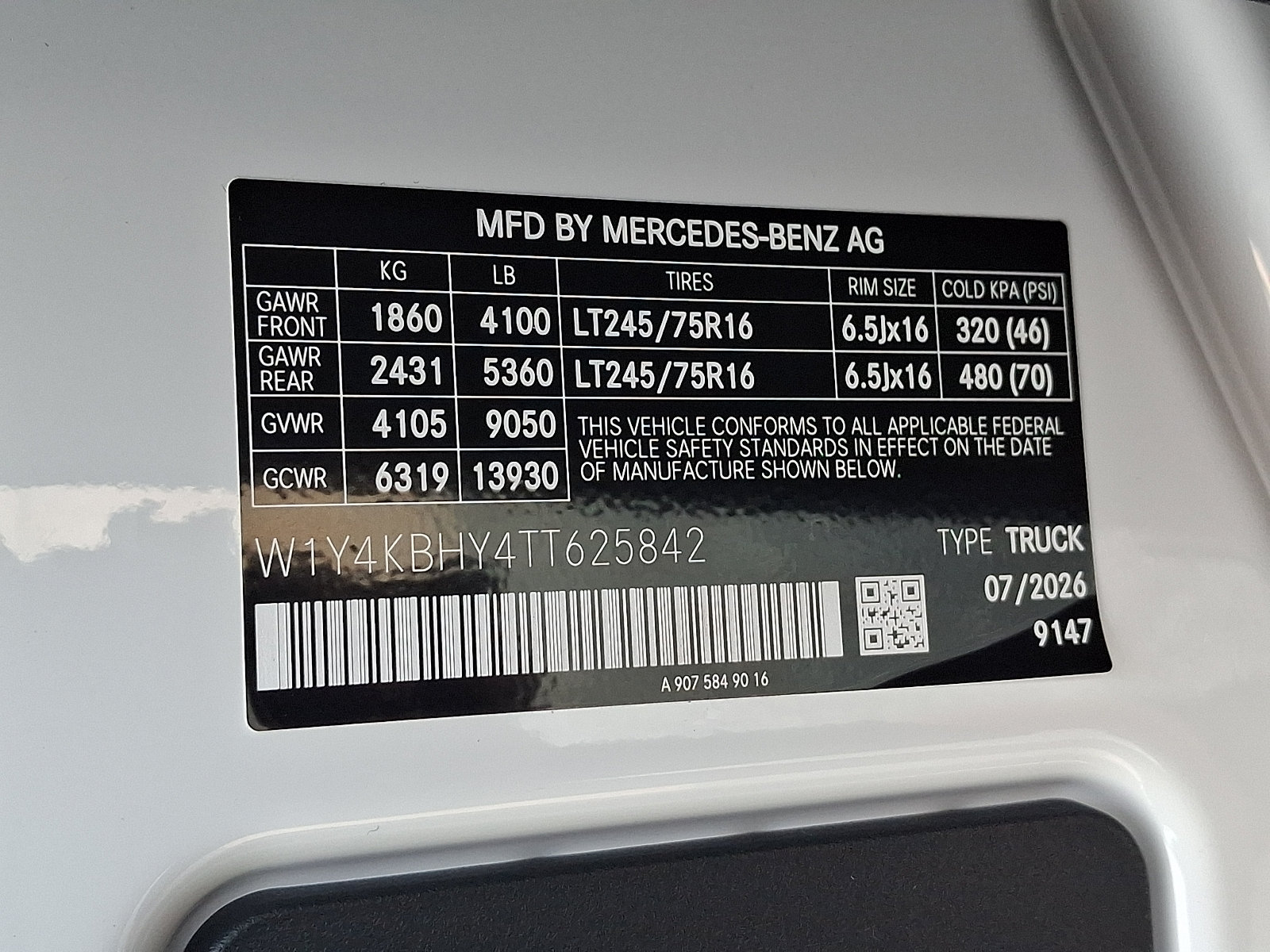 New 2026 Mercedes-Benz Sprinter 2500 image 20