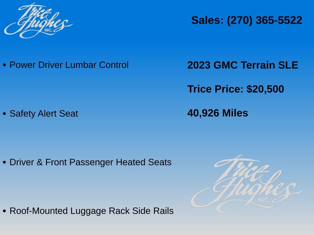 Used 2023 GMC Terrain SLE w/ Driver Convenience Package FWD image 20