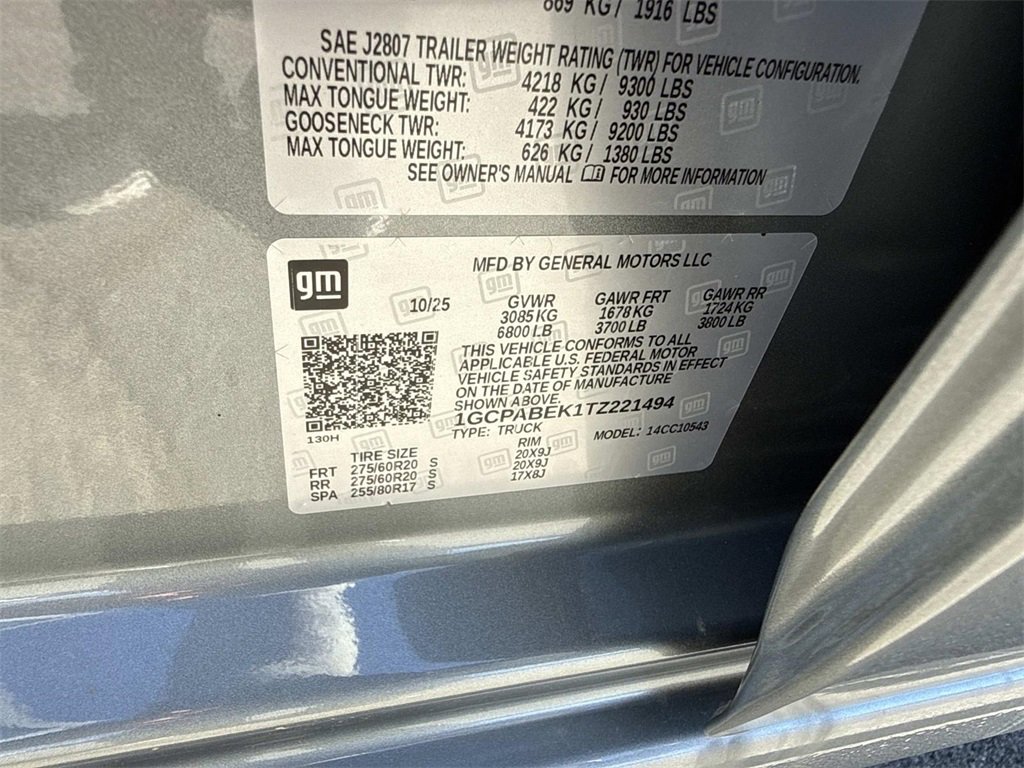 New 2026 Chevrolet Silverado 1500 Custom image 30