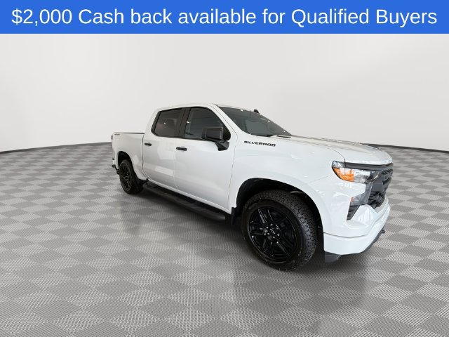 New 2026 Chevrolet Silverado 1500 Custom w/ Turbomax Blackout Package AWD/4WD image 13