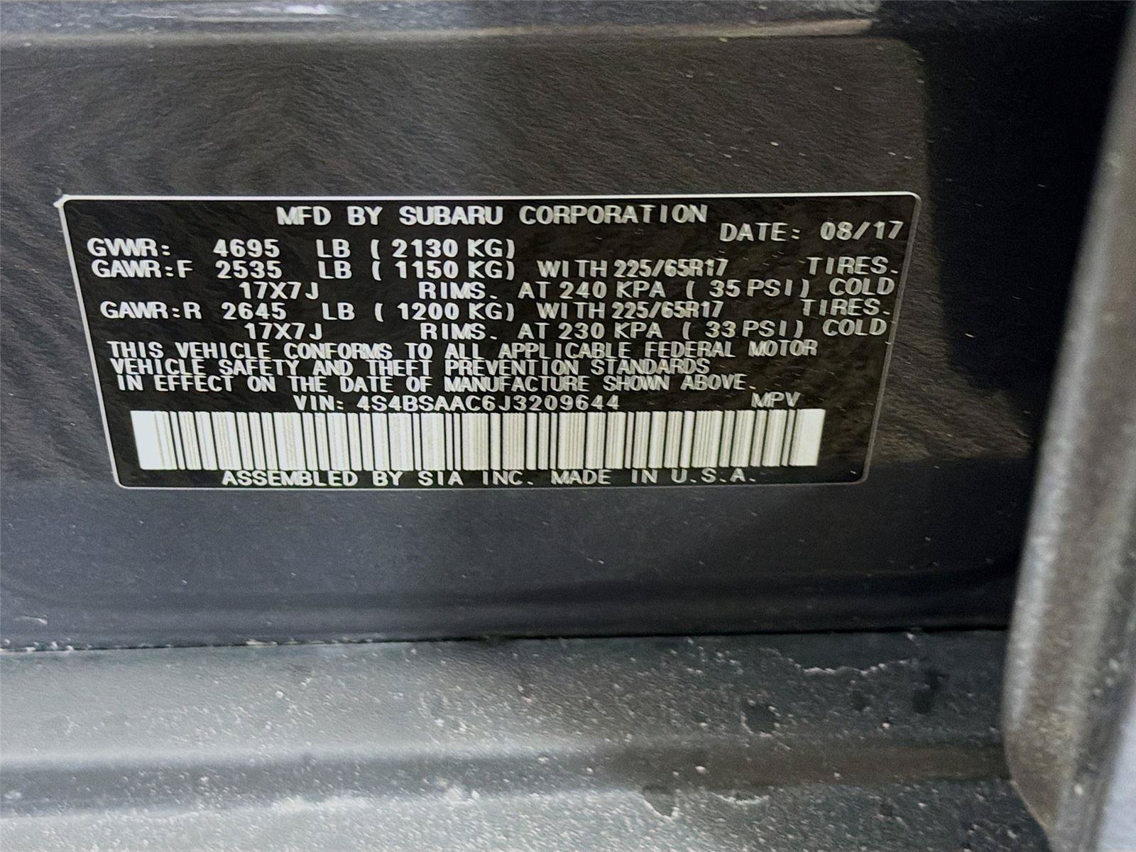 Used 2018 Subaru Outback 2.5i AWD/4WD image 36