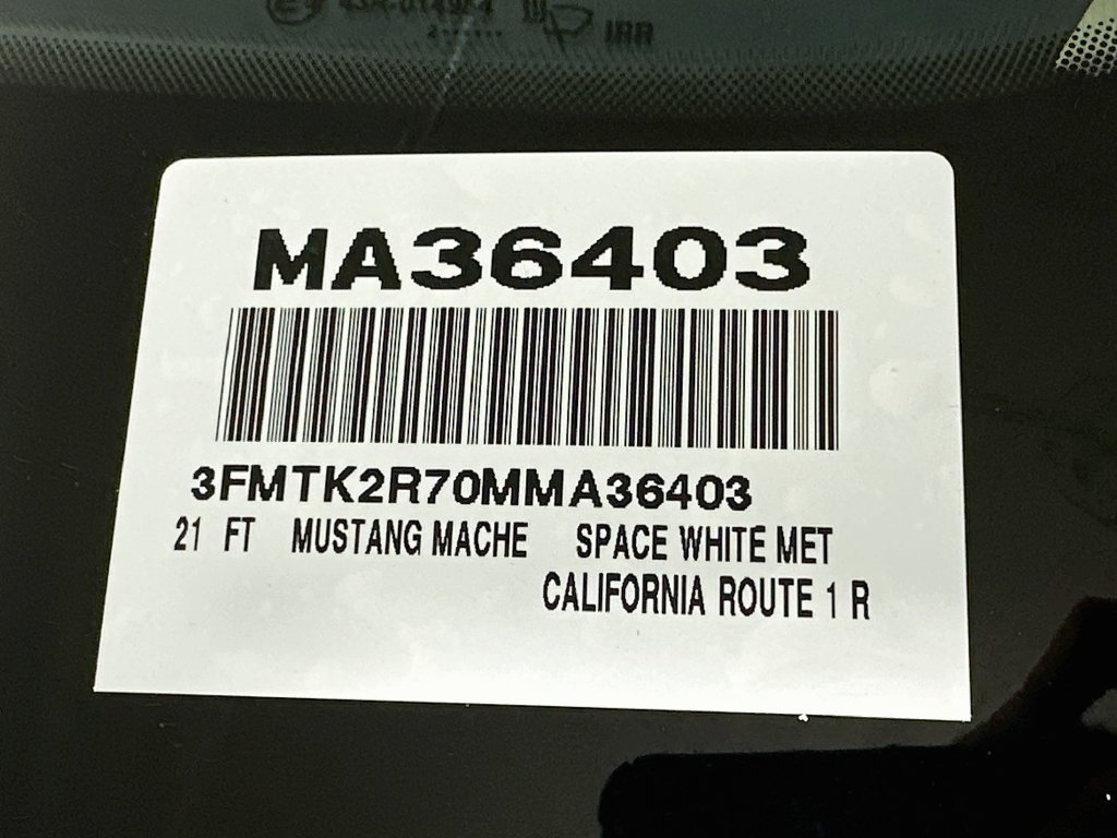 Certified 2021 Ford Mustang Mach-E California Route 1 RWD image 22