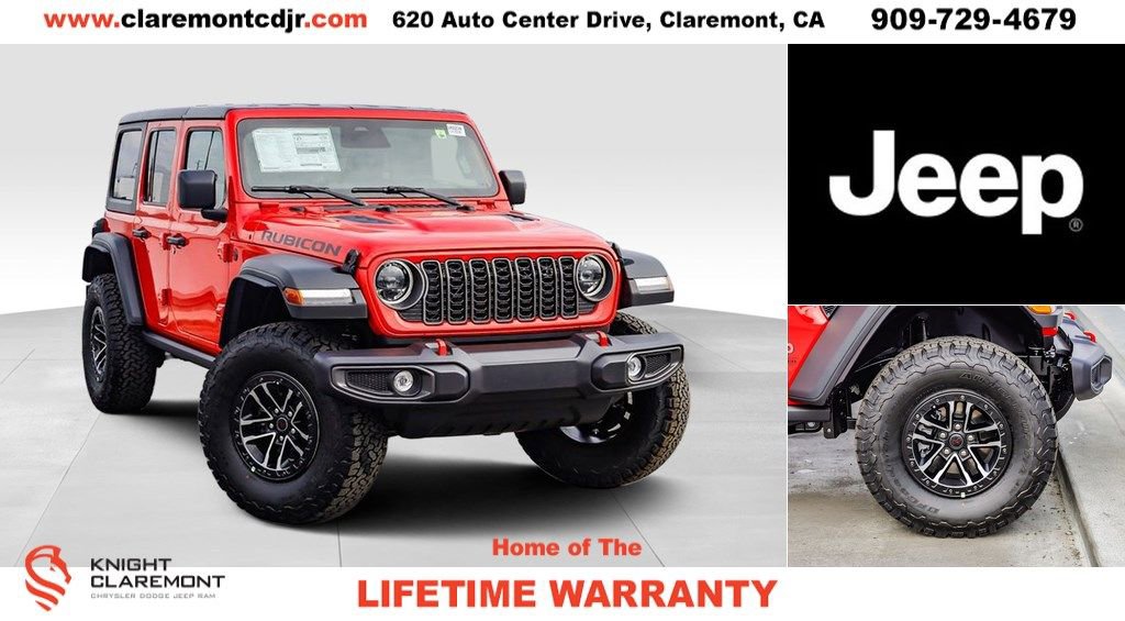 New 2025 Jeep Wrangler Unlimited Rubicon w/ XTREMEE 35" Tire Package