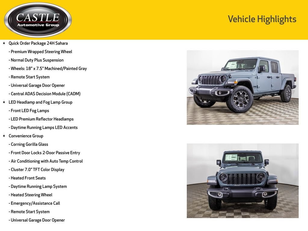 New 2026 Jeep Gladiator Sport S image 8