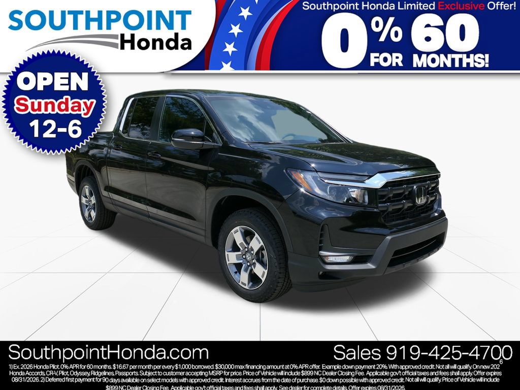 New 2026 Honda Ridgeline RTL