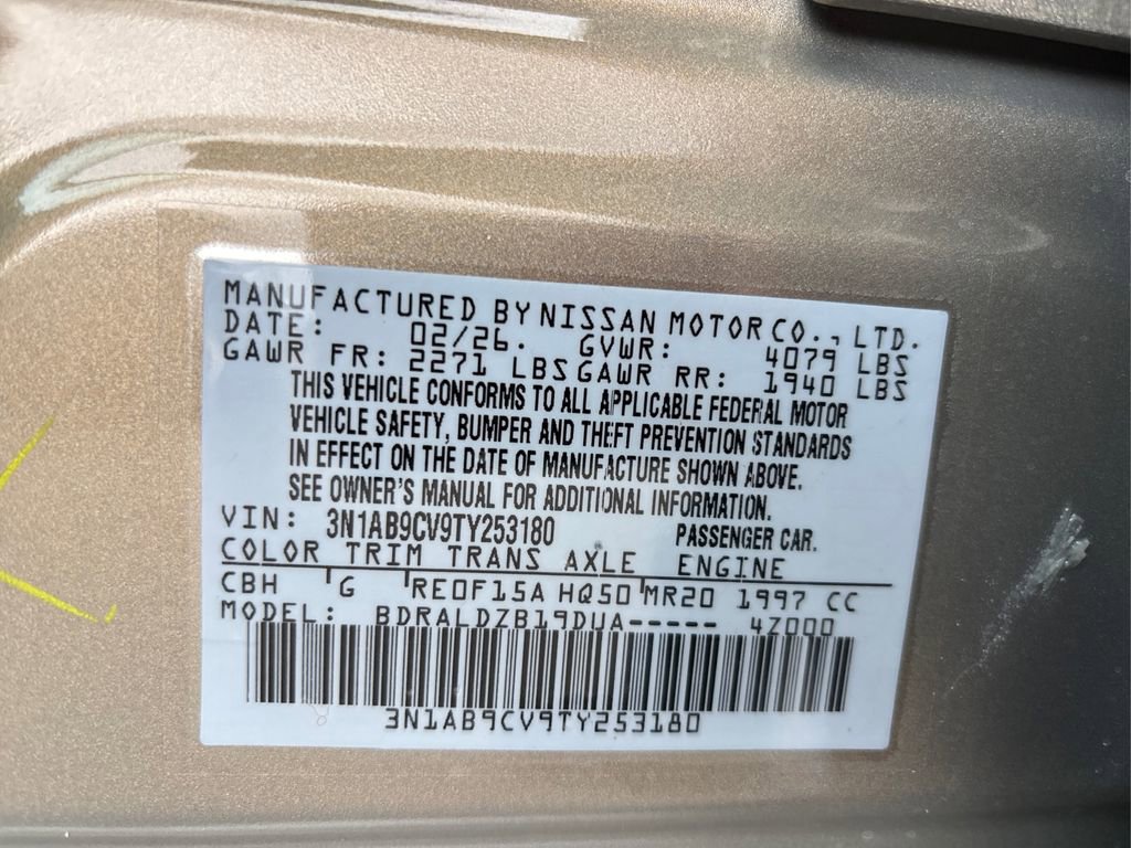 New 2026 Nissan Sentra SV w/ Floor Mat Package image 12