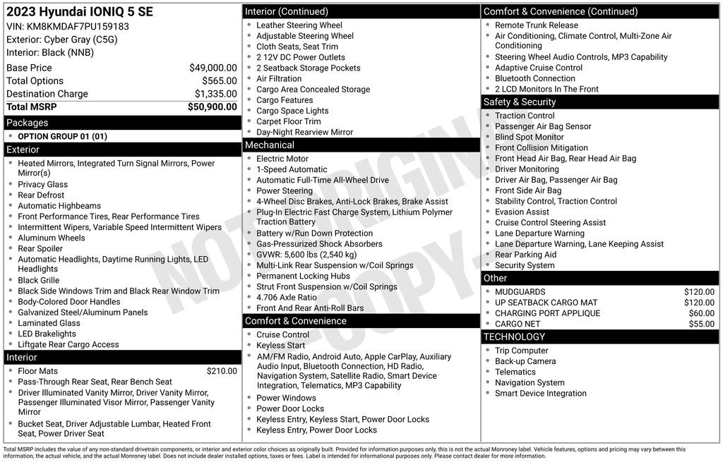 Used 2023 Hyundai Ioniq 5 SE image 17