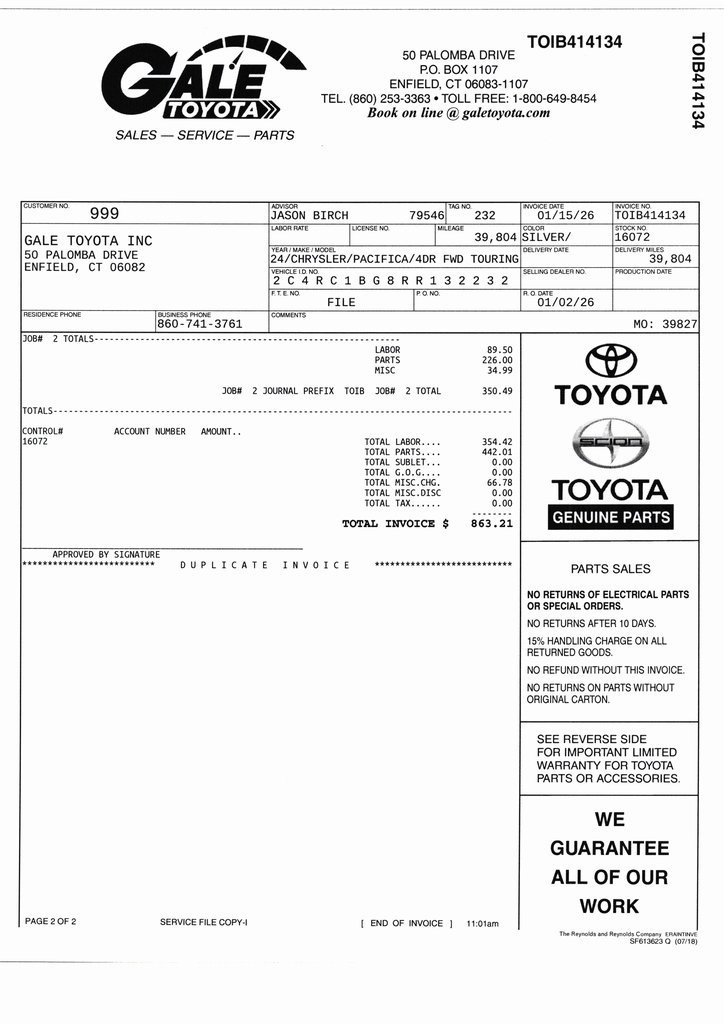 Used 2024 Chrysler Pacifica Touring-L image 11