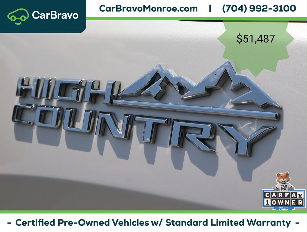 Certified 2023 Chevrolet Silverado 1500 High Country w/ Z71 Off-Road Package AWD/4WD image 52