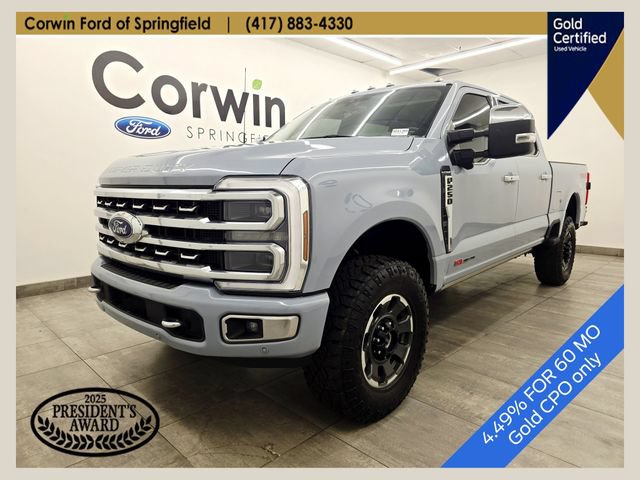 Certified 2024 Ford F250 Platinum w/ Tremor Off-Road Package AWD/4WD 360° Tour