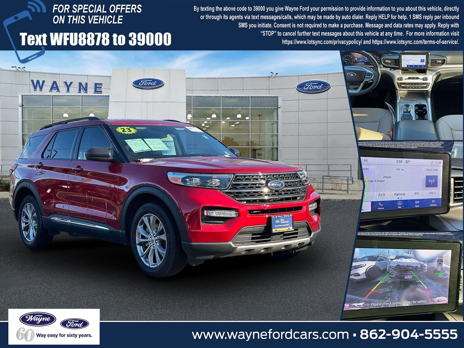 Certified 2023 Ford Explorer XLT w/ Equipment Group 202A