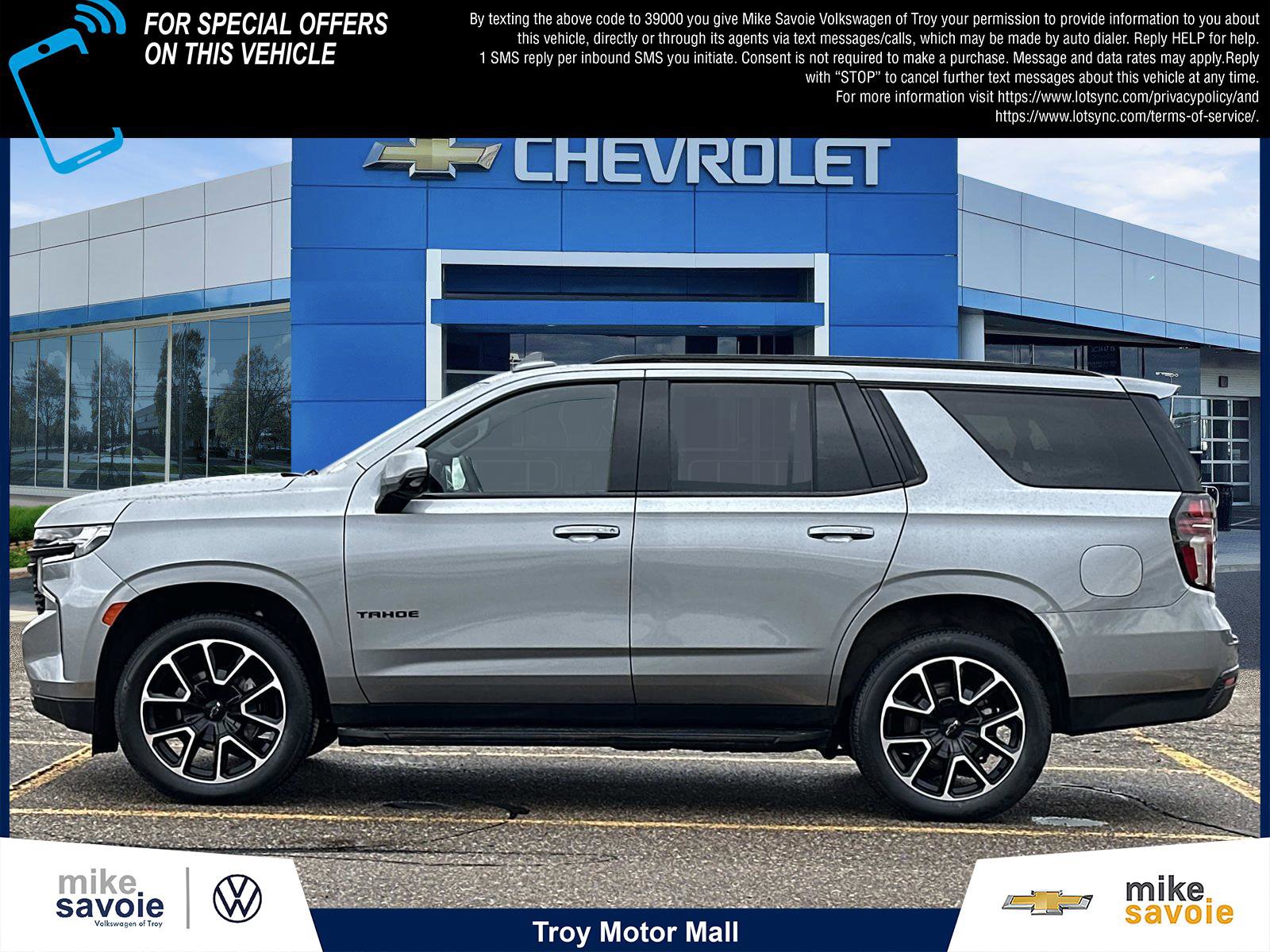 Certified 2023 Chevrolet Tahoe RST w/ Luxury Package AWD/4WD image 2