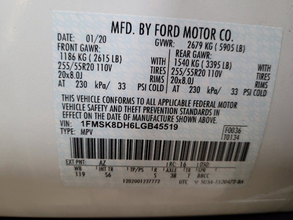 Used 2020 Ford Explorer XLT w/ Equipment Group 202A image 33