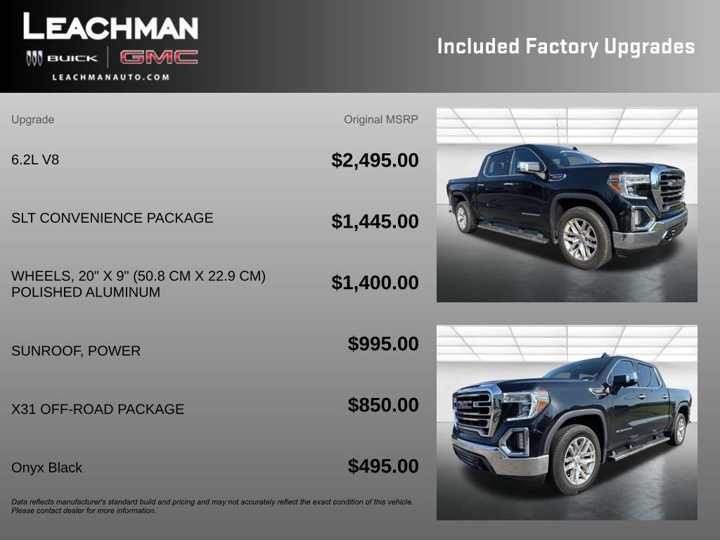 Used 2021 GMC Sierra 1500 SLT w/ SLT Convenience Package AWD/4WD image 11