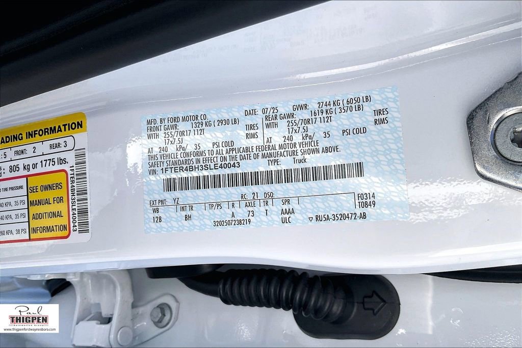 New 2025 Ford Ranger XL w/ Trailer Tow Package image 13