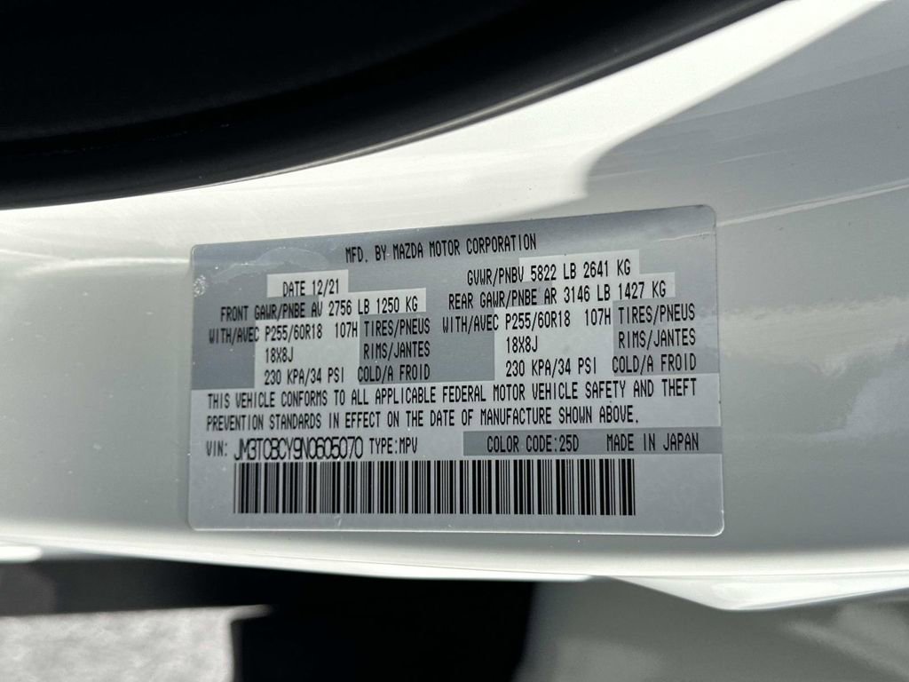 Used 2022 MAZDA CX-9 Touring image 31