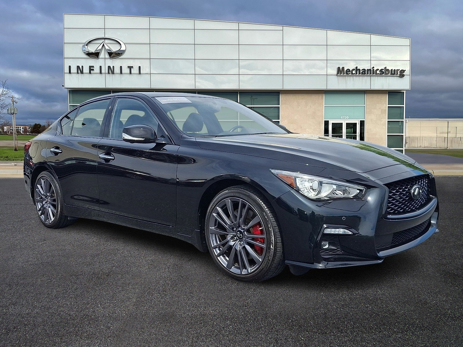 Certified 2023 INFINITI Q50 Red Sport 400 w/ Black Opal Edition AWD/4WD image 1