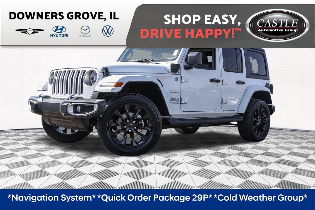Used 2022 Jeep Wrangler Unlimited Sahara w/ Cold Weather Group AWD/4WD image 1