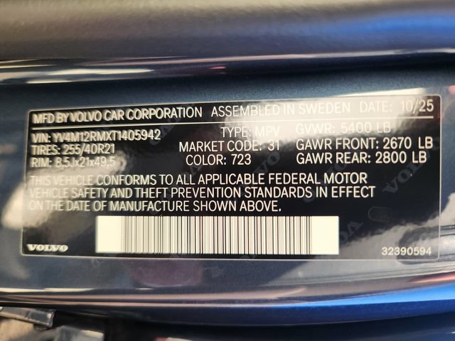 New 2026 Volvo XC60 B5 Ultra w/ Protection Package Premier AWD/4WD image 24
