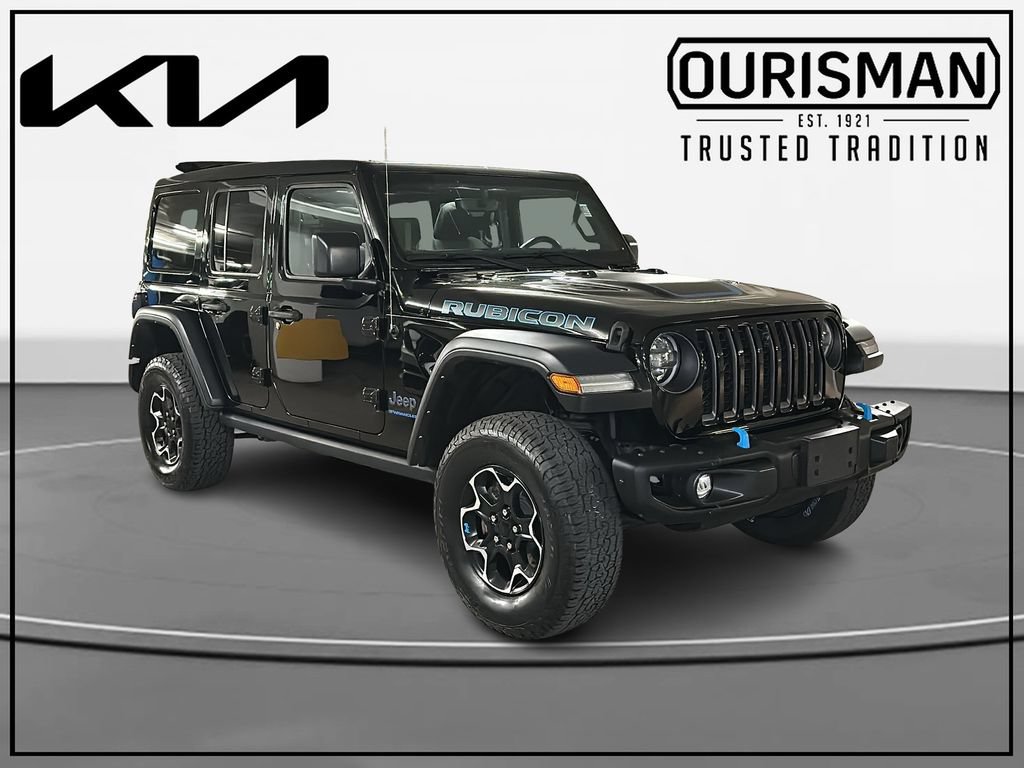 Used 2023 Jeep Wrangler Unlimited Rubicon 4xe w/ Steel Bumper Group AWD/4WD image 1