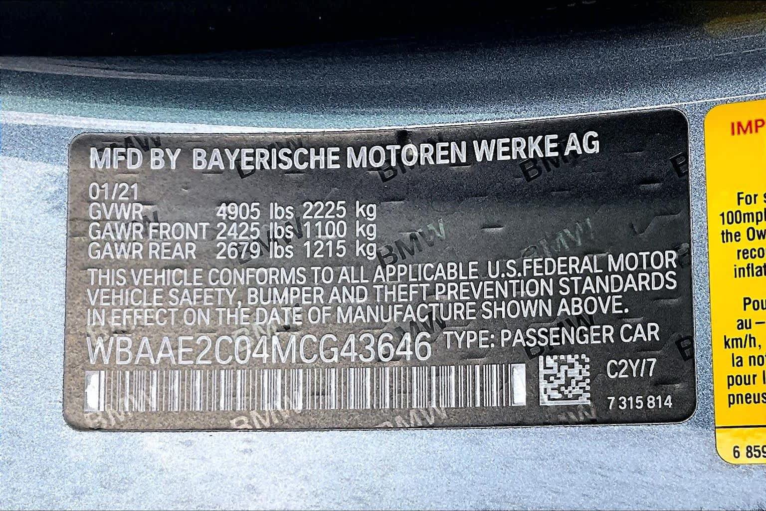 Used 2021 BMW 840i Coupe w/ Driving Assistance Package RWD image 36