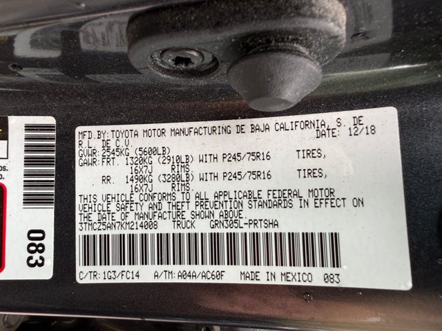 Certified 2019 Toyota Tacoma SR5 AWD/4WD image 28