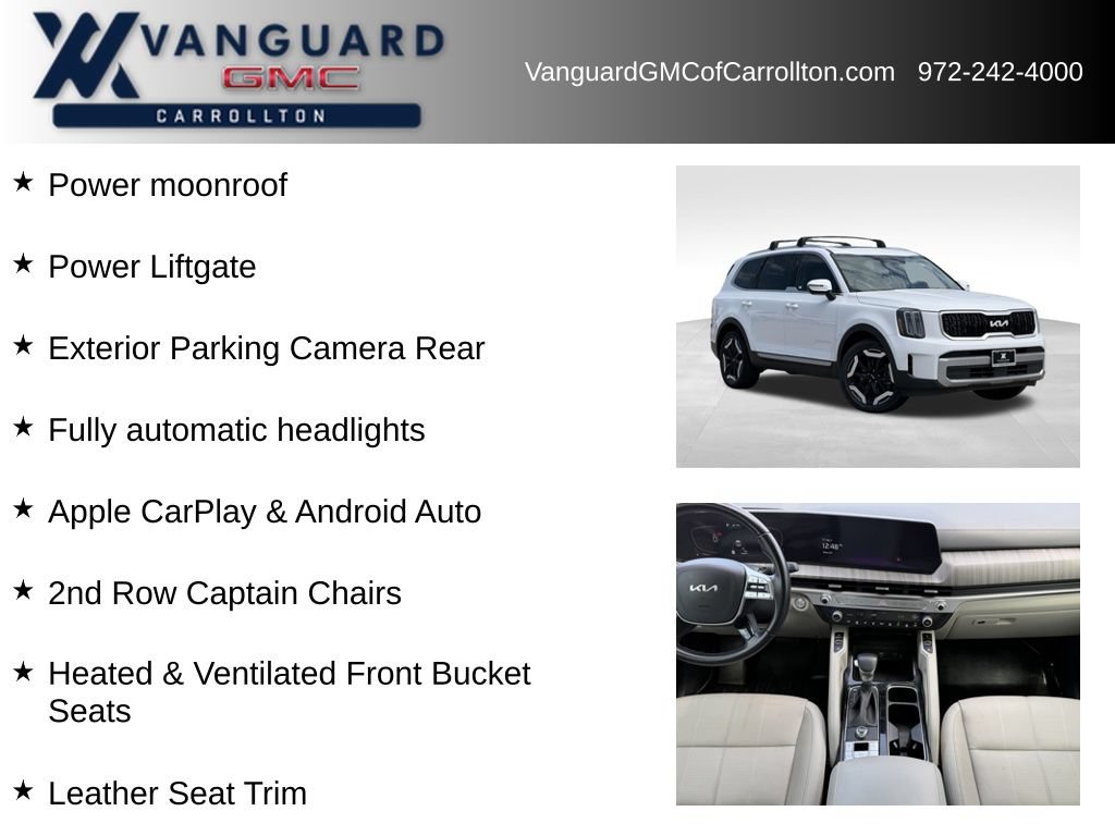 Used 2023 Kia Telluride EX w/ EX Captain's Chair Package FWD image 12