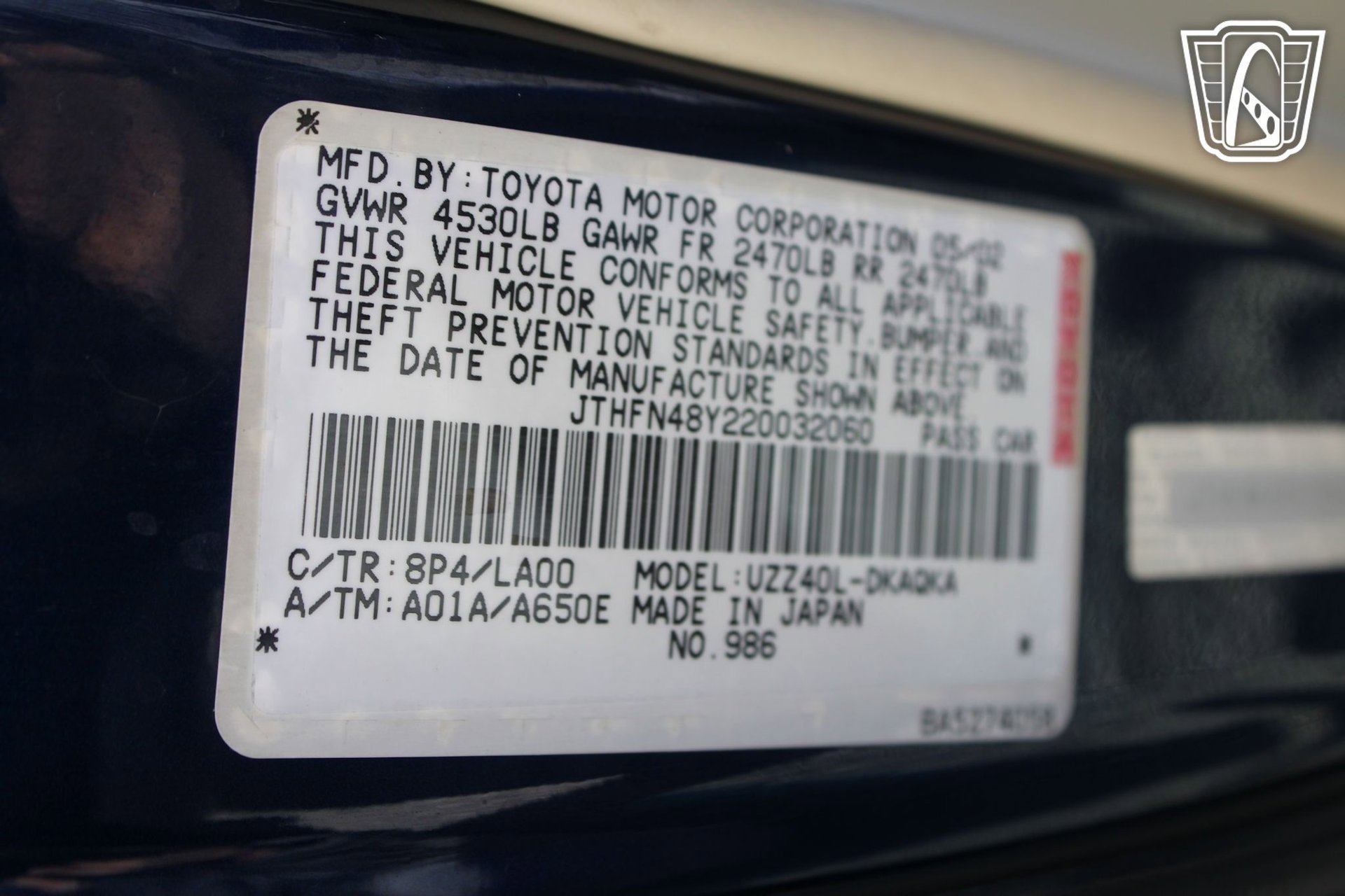 Used 2002 Lexus SC 430 Convertible image 2