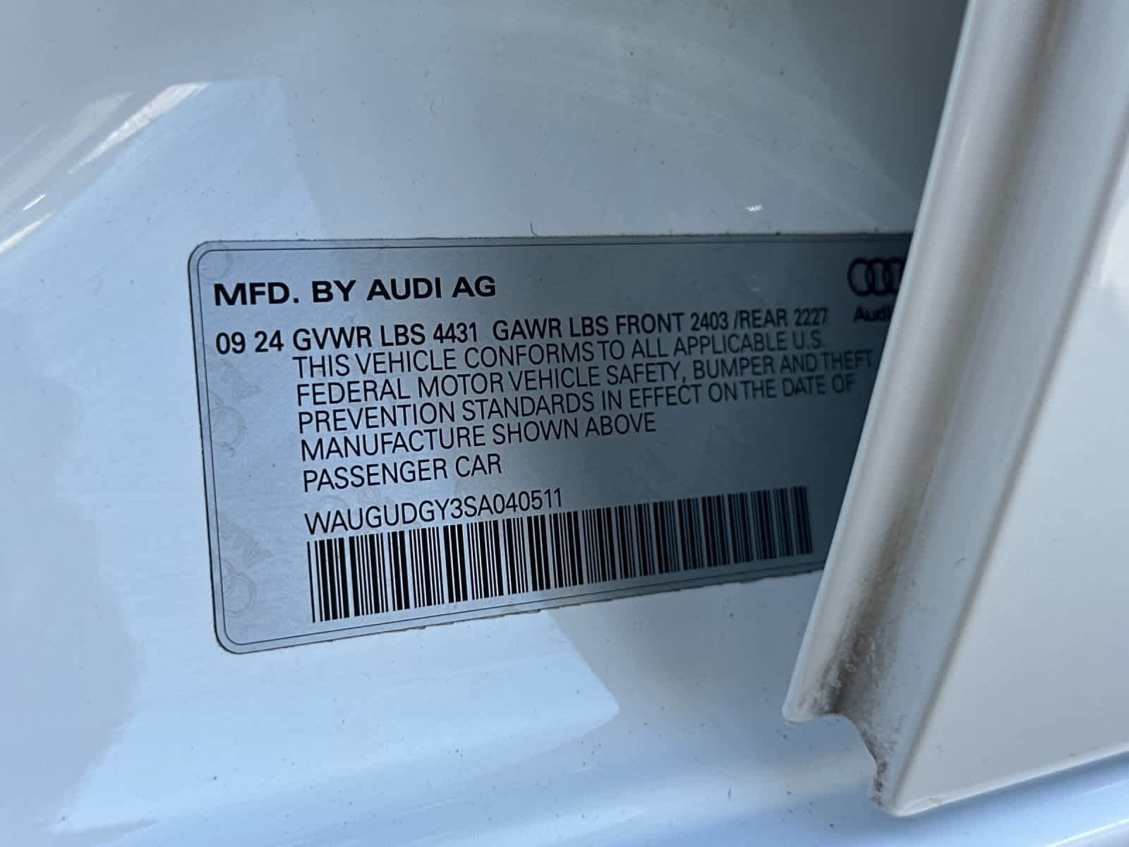 Certified 2025 Audi A3 2.0T Premium w/ Convenience Package AWD/4WD image 27