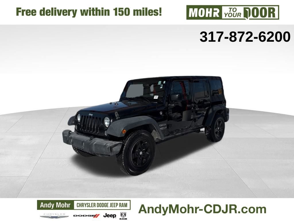 Used 2016 Jeep Wrangler Unlimited Sport w/ Quick Order Package 24S image 3