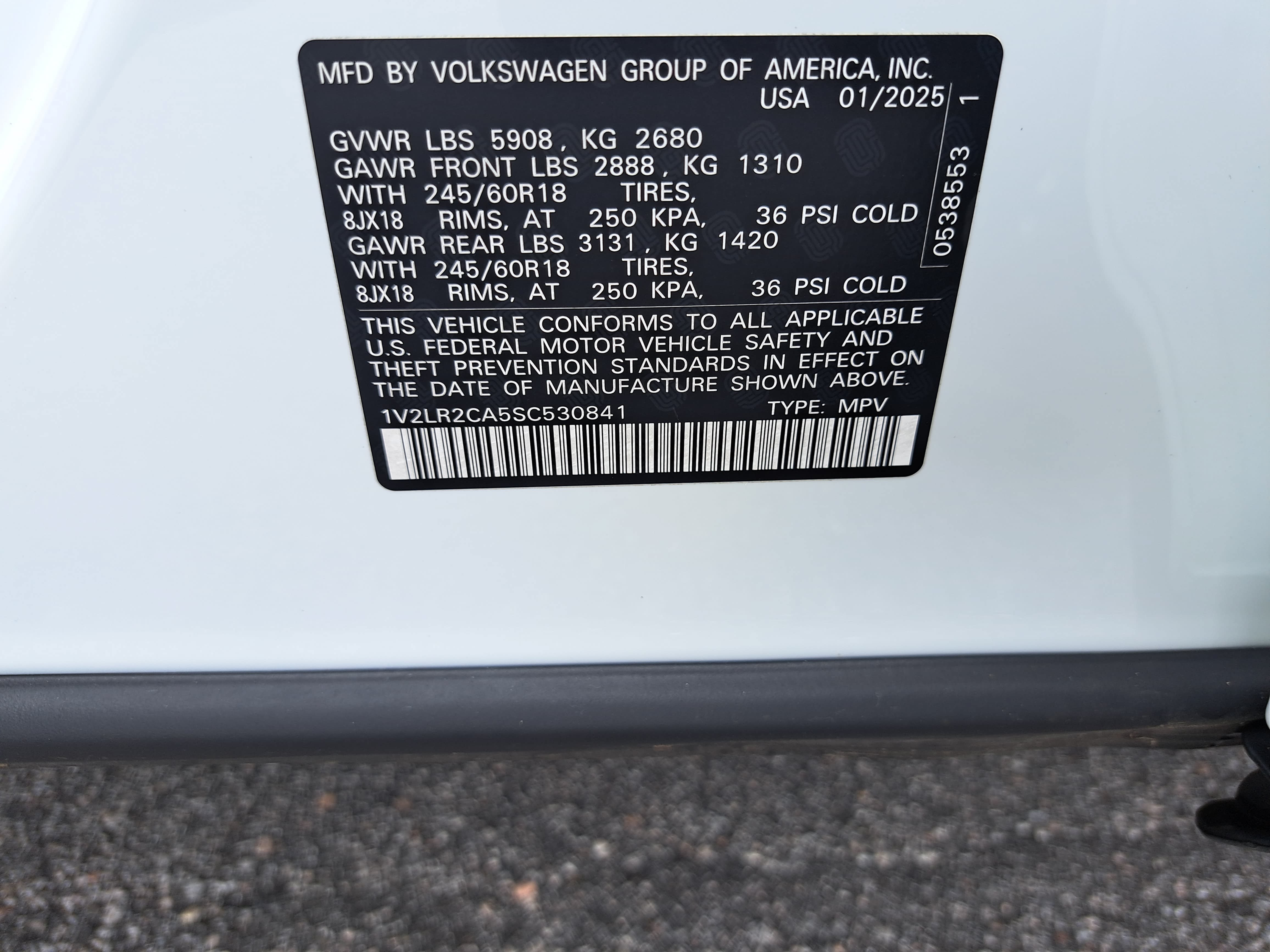 Certified 2025 Volkswagen Atlas SE AWD/4WD image 33