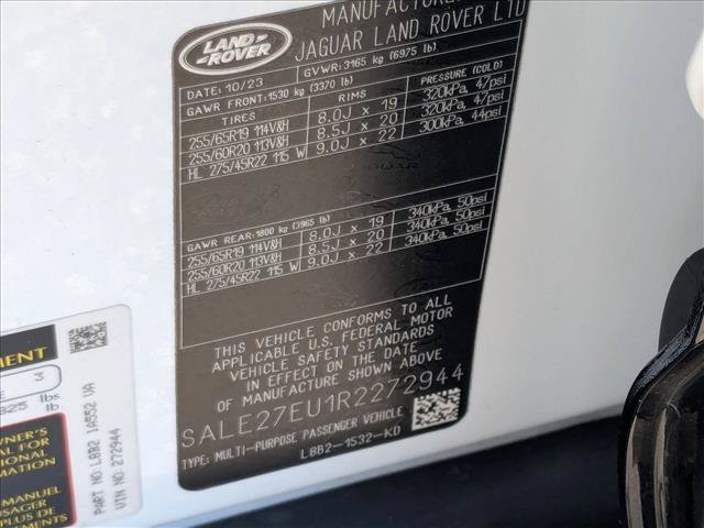Certified 2024 Land Rover Defender 110 X-Dynamic SE AWD/4WD image 28