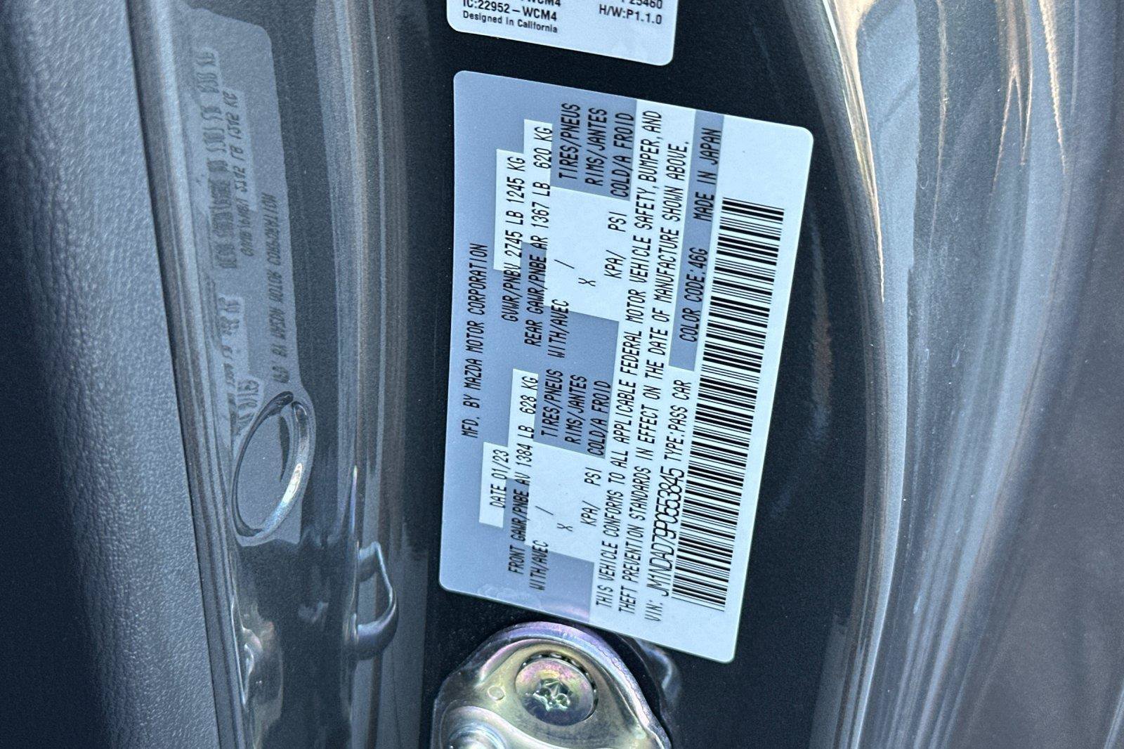 Certified 2023 MAZDA MX-5 Miata Grand Touring RWD image 27