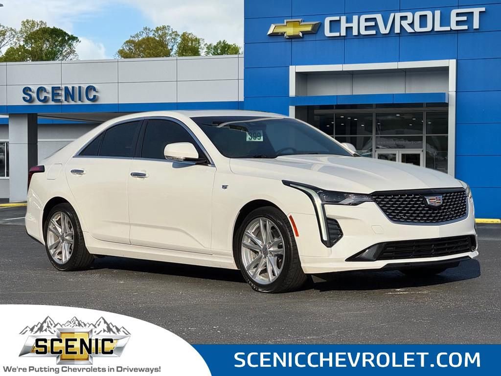 Used 2021 Cadillac CT4 Luxury w/ Sun And Sound Package RWD image 1