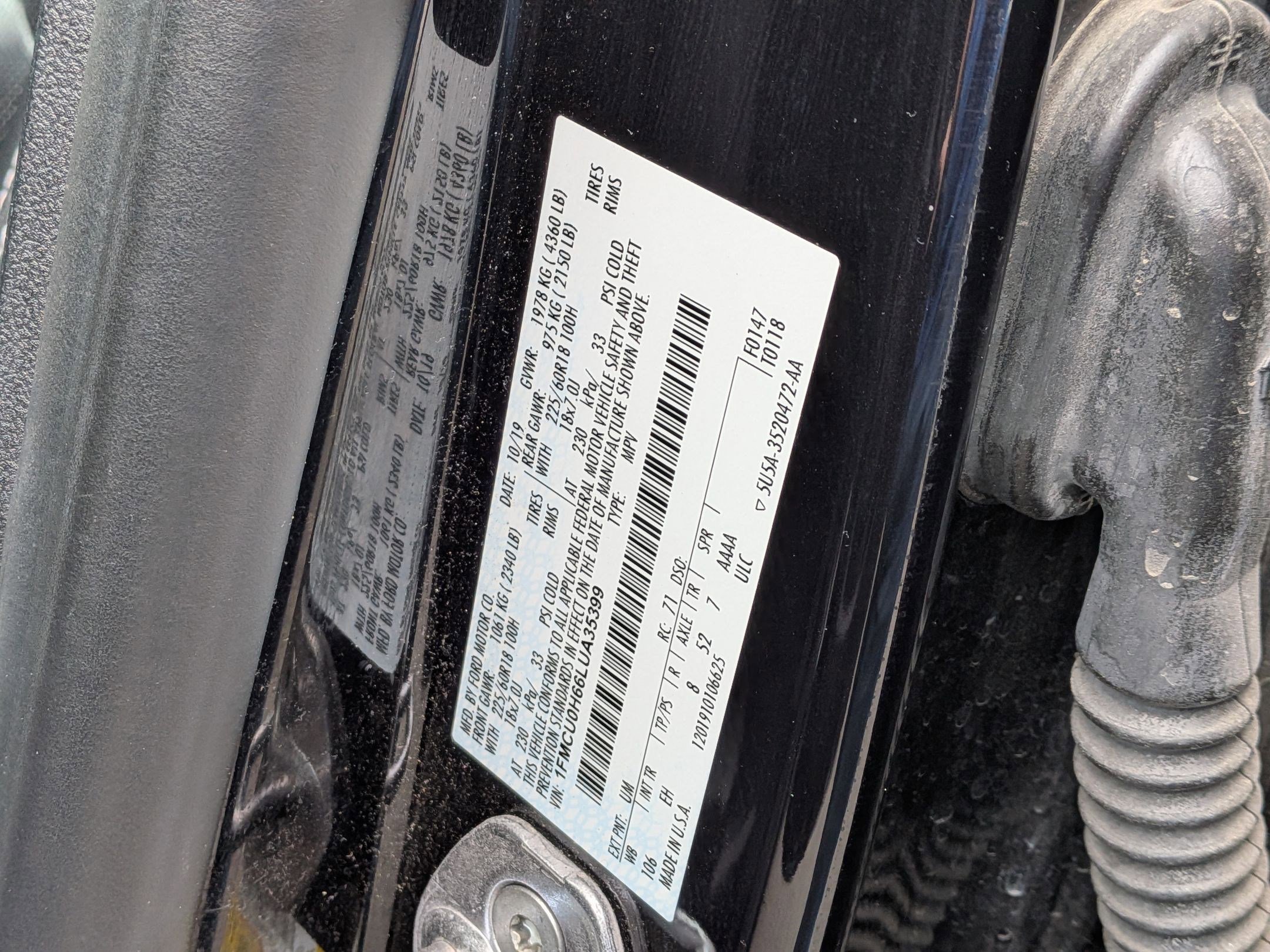 Used 2020 Ford Escape SEL image 37