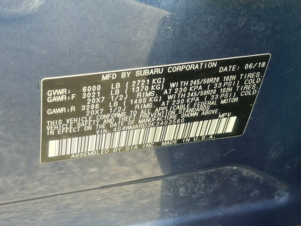 Used 2019 Subaru Ascent Touring image 43