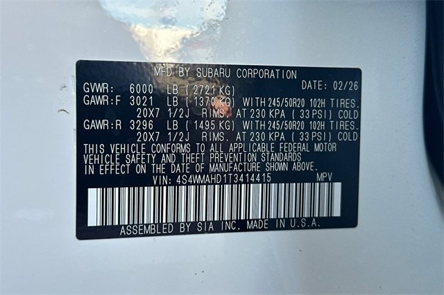 New 2026 Subaru Ascent Limited Bronze image 26