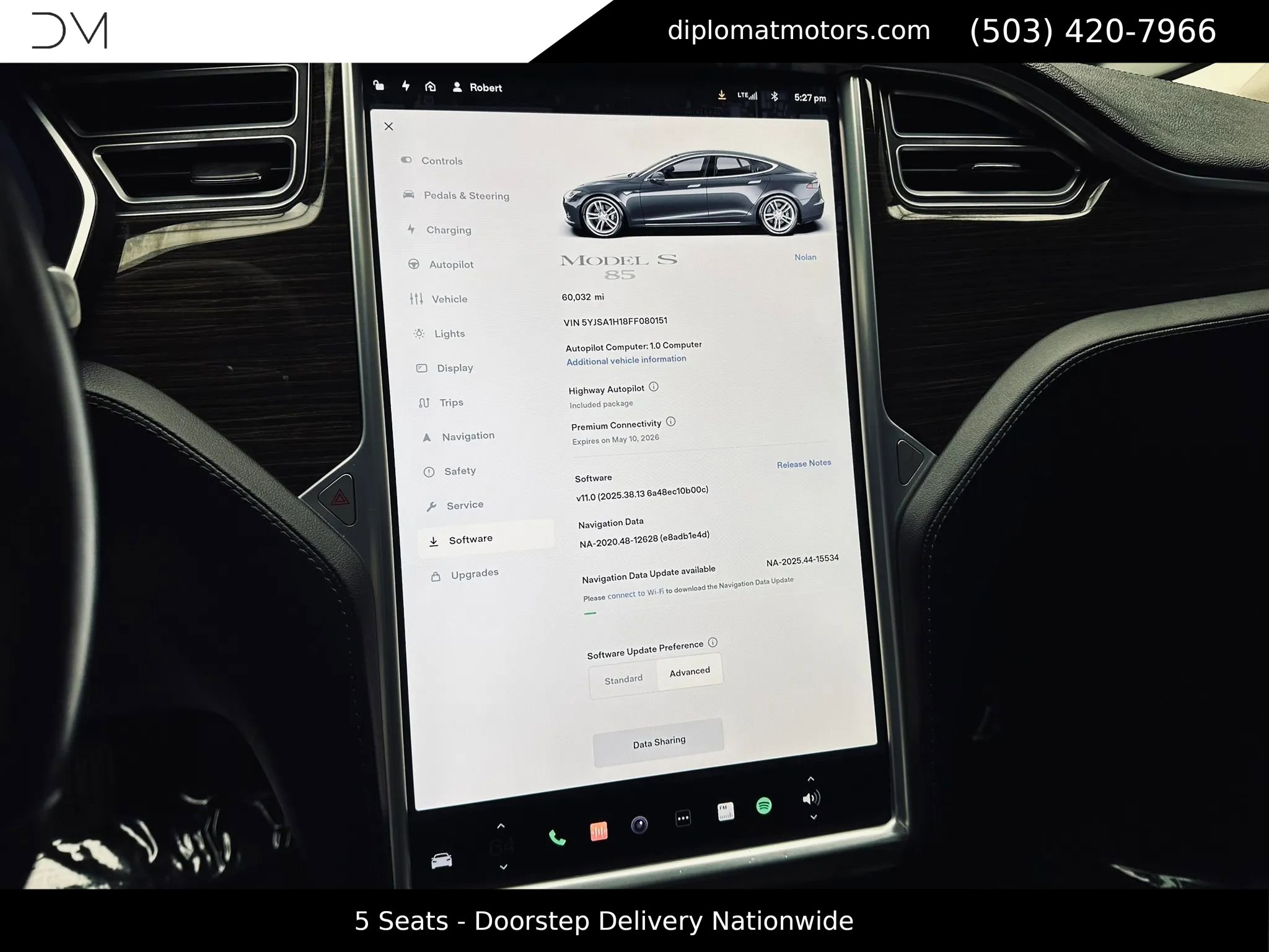 Used 2015 Tesla Model S 85 RWD image 33