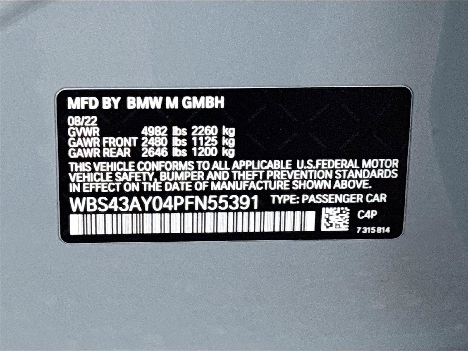 Used 2023 BMW M3 Competition w/ Executive Package image 36