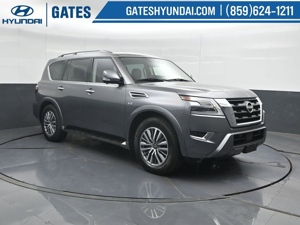 Used 2021 Nissan Armada SL w/ Captain's Chairs Package AWD/4WD image 7