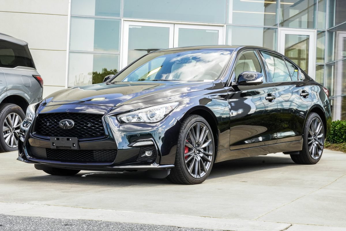 Used 2023 INFINITI Q50 Red Sport 400 w/ Black Opal Edition AWD/4WD image 9